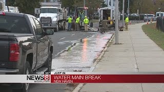 New Haven water main break impacts Yale School of Nursing