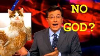 Stephen Colbert vs Stephen Hawking's Atheism?
