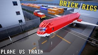 Lego Plane VS Train | Brick Rigs