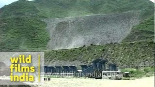 Tehri Dam construction, Uttaranchal