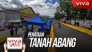KEREN! Jalanan Tanah Abang Berubah Jadi Pasar