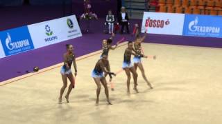 Group seniors Russia 2.Международный турнир по групповым упражнениям, Москва 2014