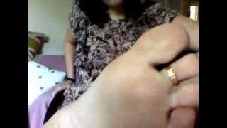 Candid Foot POV on Mistress Webcam
