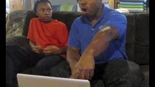 dad catches son watching porn