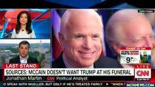 JOHN McCAIN MAKES CLEAR HE DOES NOT WANT DONALD TRUMP AT HIS FUNERAL!