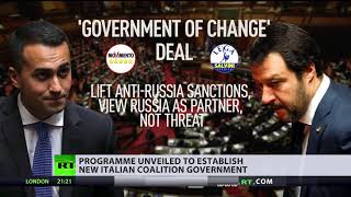 Proposed Italian coalition deal seeks to lift anti-Russia sanctions