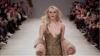 Sexy girl on sexy fashion week Moscow