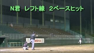 第４回　夜さこい野球大会　１回戦　VS 杉本ビル　ダイジェスト