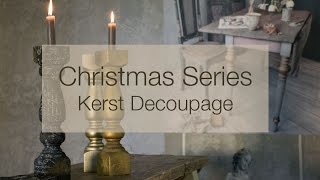 Kerst decoratie - Autentico Decoupage