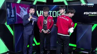Faker SKT1 most cringiest hug live on LCK funny moments Best Daily LoL Moments(2018)