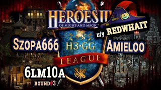 Heroes III.Герои 3: Szopa666 vs Amieloo - 6lm10a - H3.gg League 2 - Третий тур - п/у Redwhait