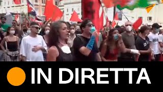Napoli, protesta degli attivisti ambientali contro la riunione del G20