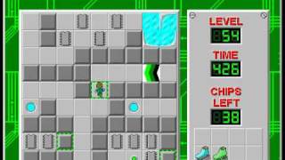CCLP3 level 54 solution - 279 seconds