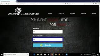 Online examination website project html,css,javascript,bootstrap,php,mysql