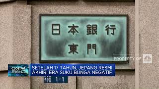 Setelah 17 Tahun, Jepang Resmi Akhiri Era Suku Bunga Negatif