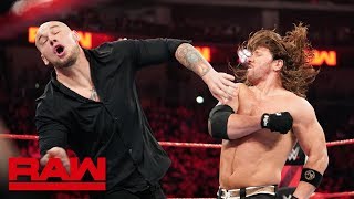 Styles vs. Corbin - Winner Challenges Seth Rollins at WWE Money in the Bank, Raw, April 22, 2019