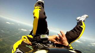 Escape Artist Anthony Martin's Point of View Skydiving While Handcuffed
