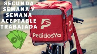 PedidosYA pagos segunda y buena semana trabajadas (chile)