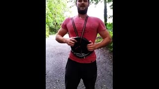 Lift and Carry uphill, 60+12kg, 335m Strecke, 27 Höhenmeter