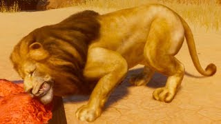 Симулятор ЗООПАРКА #5 Дикие кошки - Лев и гепард. Кид ухаживает за животными: гиена, слон и зебра