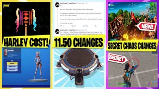 *NEW* Harley Quinn Tonight! *Skin Price*, Secret Chaos Engine CHANGES! Launch Pad Returns & More!