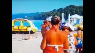 Волочкова в Греции на пляже, где талия?!