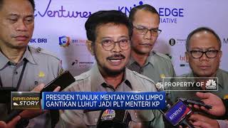 Yasin Limpo Gantikan Luhut sebagai Menteri KP Ad Interim