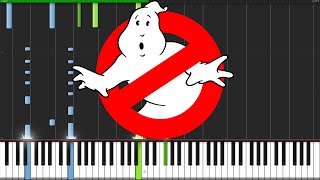 Ghostbusters Theme (2016) [Piano Tutorial] (Synthesia) // The Wild Conductor