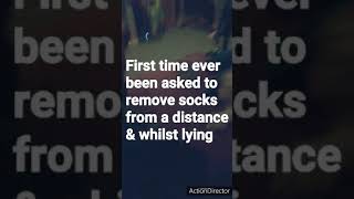 Jessop pulling socks off & alerting!