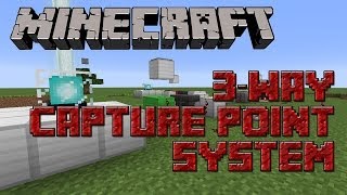 Minecraft Redstone - 3-Way Capture Point System for PVP Maps