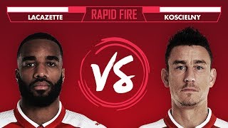 USAIN BOLT, THIERRY HENRY & REAL MADRID | Koscielny vs Lacazette Rapid Fire