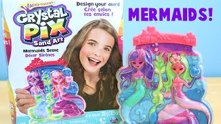 Crystal Pix Mermaid Sand Art DIY Crafts Toy Reviews For You