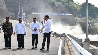 Presiden Jokowi Resmikan Terowongan Nanjung, Bandung, 29 Januari 2020