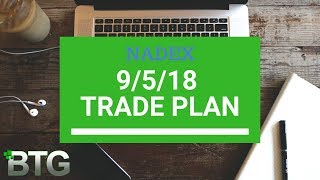 BTG 9/5/18 Trade Plan - NADEX, Futures, Forex