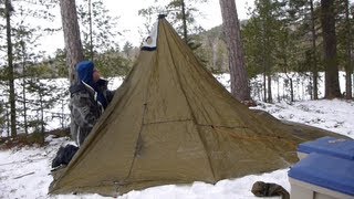 Winter trekking hot tent (Part 1/3)