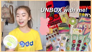 Huge KPOP UNBOXING ft. SM Global Shop (NCT, SHINee, Red Velvet, etc)
