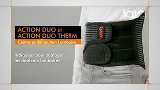 Ceintures de soutien lombaire Action Duo et Action Duo Therm