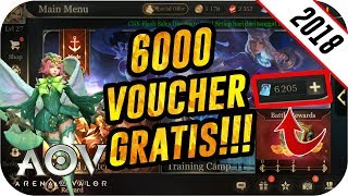 Tutorial 6000 Voucher Gratis 100% legal Cuma 5 Menit!!! - Arena of Valor Trik