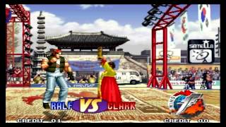 The King of Fighters 97 Ralf Jones Desperation Moves