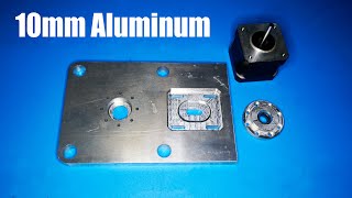 Milling and cut 10mm Aluninum parts with CNC Machine