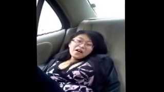 Tickle torturing wife's feet in the car (FIXED VIDEO) 21+