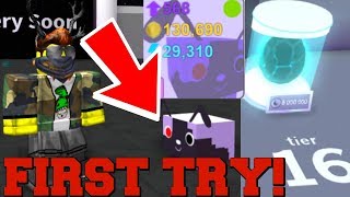GETTING A CYBORG RAINBOW PET OUT OF TIER 16 EGG! *FIRST TRY* | Pet Simulator