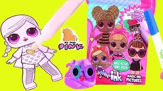 ВОЛШЕБНЫЙ МАРКЕР - КУКЛЫ ЛОЛ! Imagine Ink LOL #Coloring Book for Kids Раскраска Видео для Детей