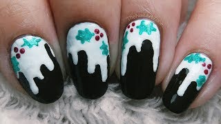 Nail art n°79 | Coulures version festive