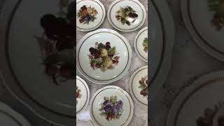 Фруктовые тарелки.Германия.Антиквариат.#антик#посуда#ялюблюпорцелан#германия#antik#germany