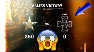 FLAWLESS 250-0 HARDPOINT (Full Game) - COD WW2 Beta Hardpoint Gameplay