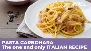 CARBONARA SPAGHETTI - Authentic Italian recipe