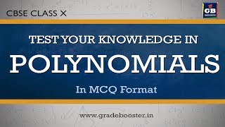 mcq #polynomials : Quiz: important questions : 10th Mathematics : CBSE Syllabus : NCERT class 10
