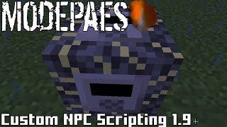Custom NPC Скрипты 1.9+|#4|Скриптовые блоки