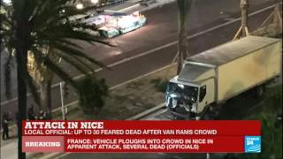 Nice Attack: truck driver got out of his vehicule and started shooting at crowd